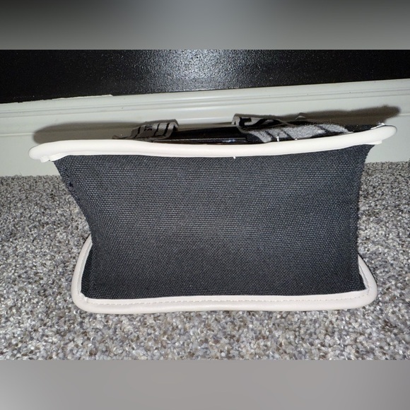 Steve Madden black and white mini tote with crossbody strap - Picture 5 of 10